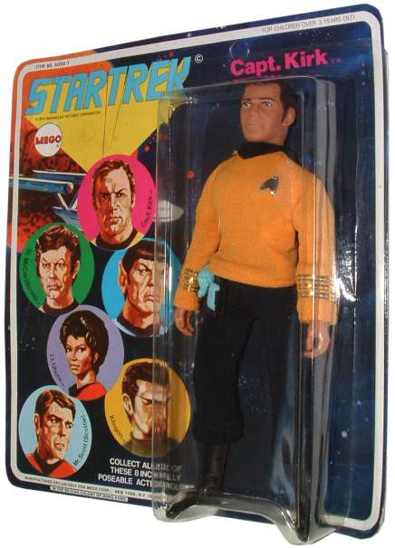 Captain Kirk Star Trek 6 Face Card