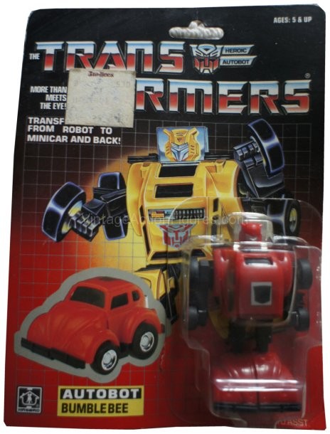 Transformers G1 Bumblebee Red Card