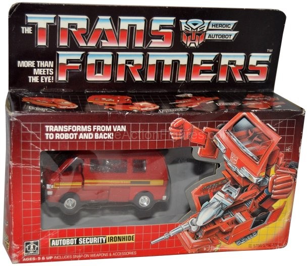 Ironhide Transformers G1 Box